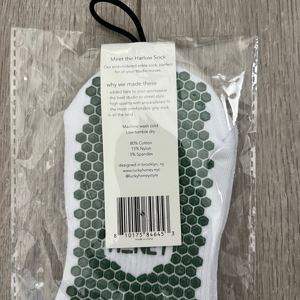 Lucky Honey Pilates Grip Sock - Picture 3 of 4
